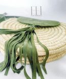 Sac à main rond en paille