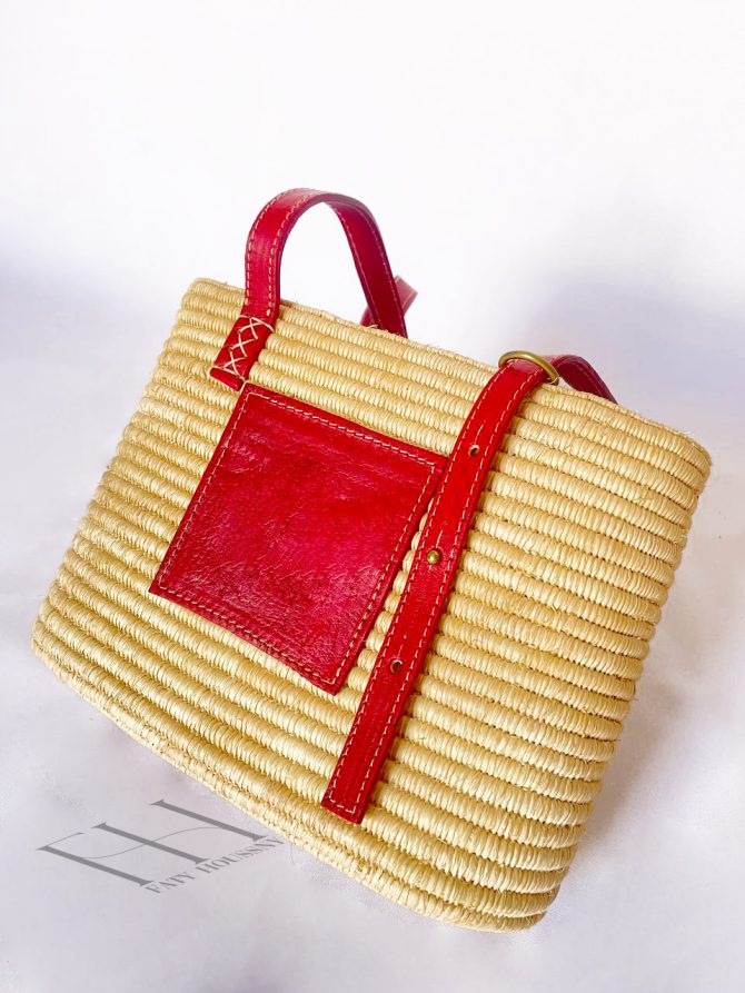 Sac en paille bohème Bali #5