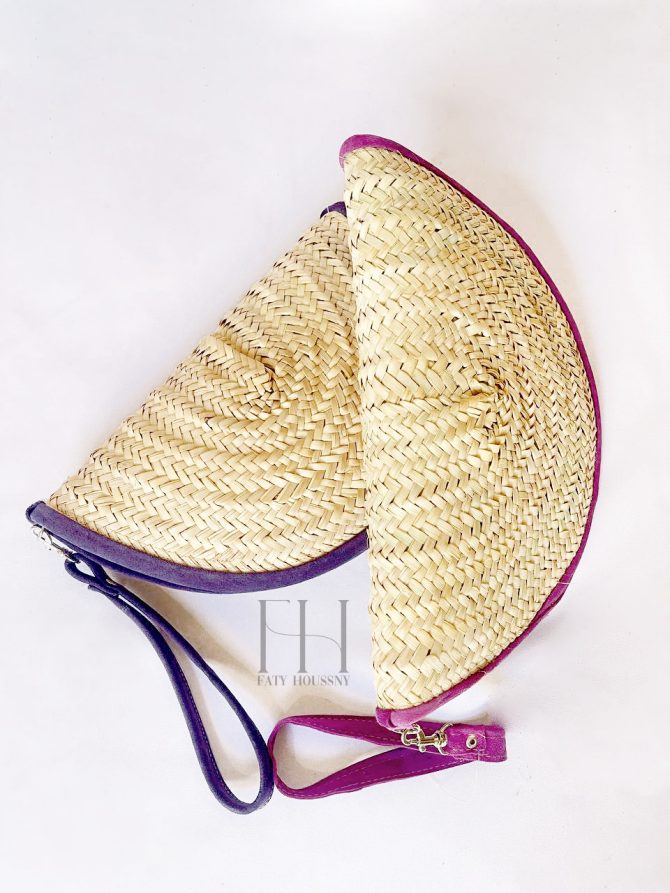 Sac en paille bohème Bali #4
