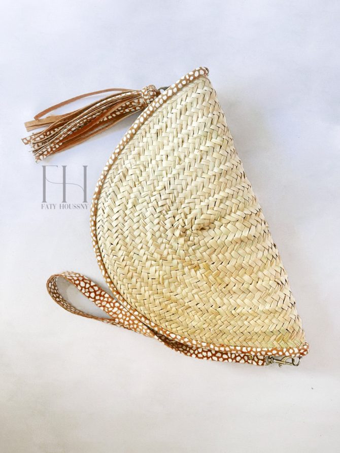 Sac en paille bohème Bali #4