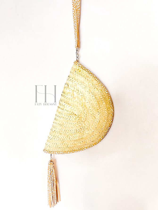Sac en paille bohème Bali #4