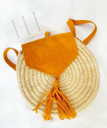 Sac de paille en papier tissé