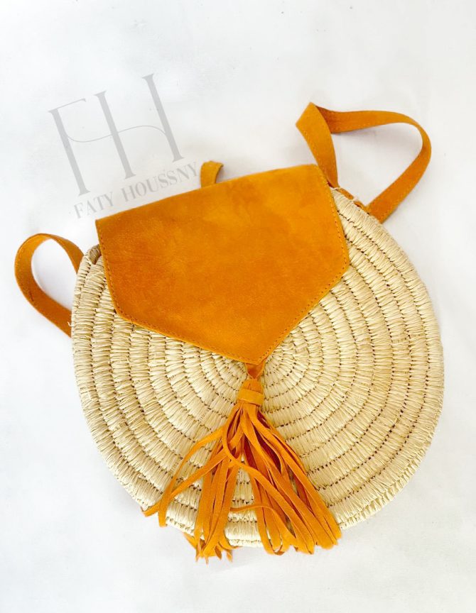 Sac de paille en papier tissé