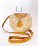 Sac en paille bohème Bali #3