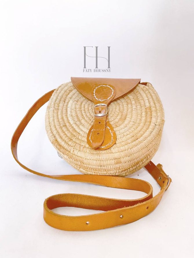 Sac en paille bohème Bali #3