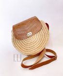 Sac en paille bohème Bali #3