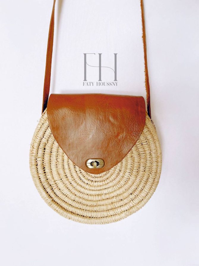 Sac en paille bohème Bali #2