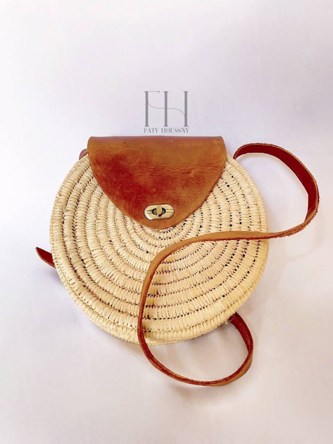 Sac en paille bohème Bali #2